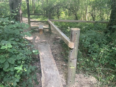 Capel - New Stile and Bridge into Nightless Copse